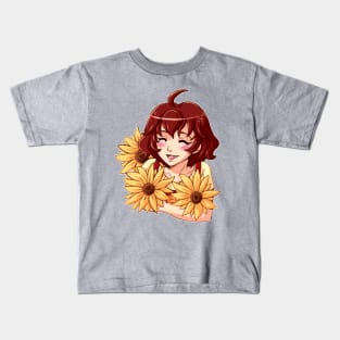 Bright as a Sunflower Kids T-Shirt